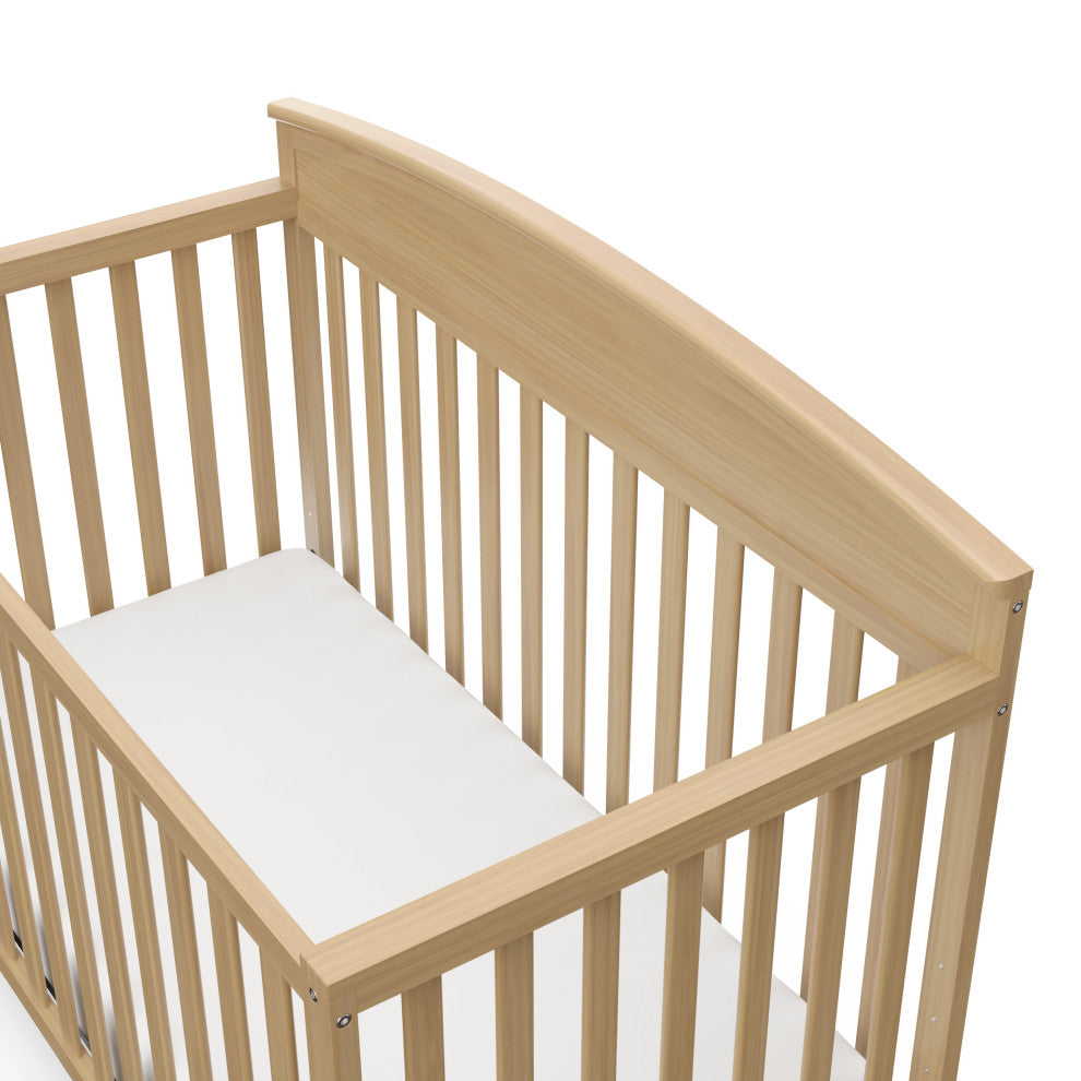 Graco Benton 5-in-1 Convertible Crib, Driftwood, Converts to Toddler Bed