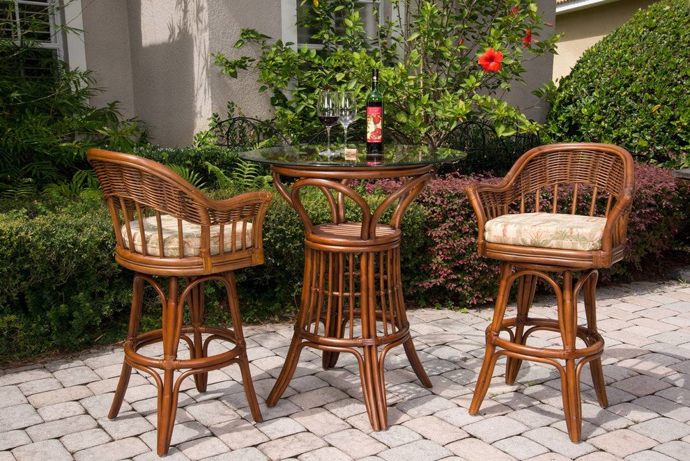 Bridgeport 24" Swivel Barstool In Sienna With Soda Ivory