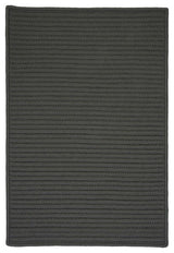 Simply Home Solid H661 Gray Indoor/Outdoor Area Rug, Rectangular 2'x8'