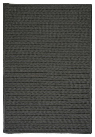 Simply Home Solid H661 Gray Indoor/Outdoor Area Rug, Rectangular 2'x8'
