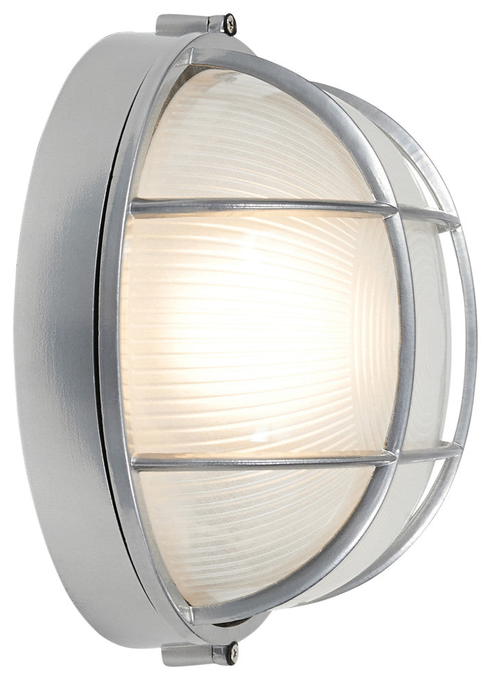 Access Lighting 20296 Nauticus 9-1/2"W Outdoor Wall Sconce - Satin / Frosted