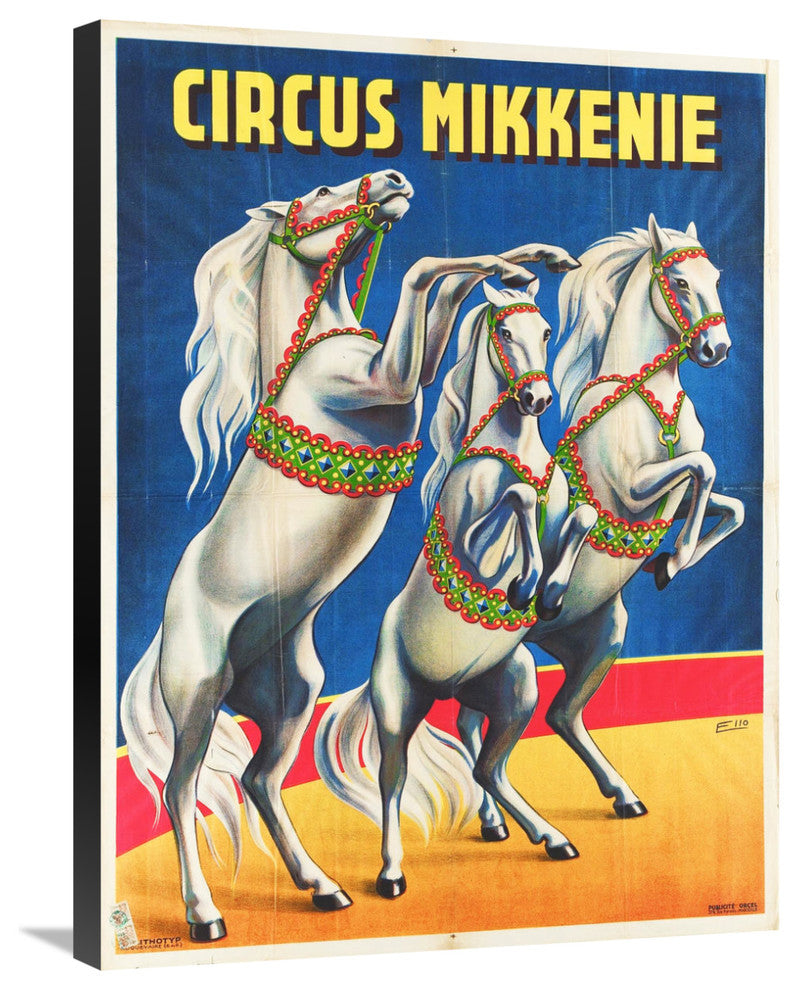 "Circus Mikkenie" Stretched Canvas Giclee by Hollywood Photo Archive, 23"x30"
