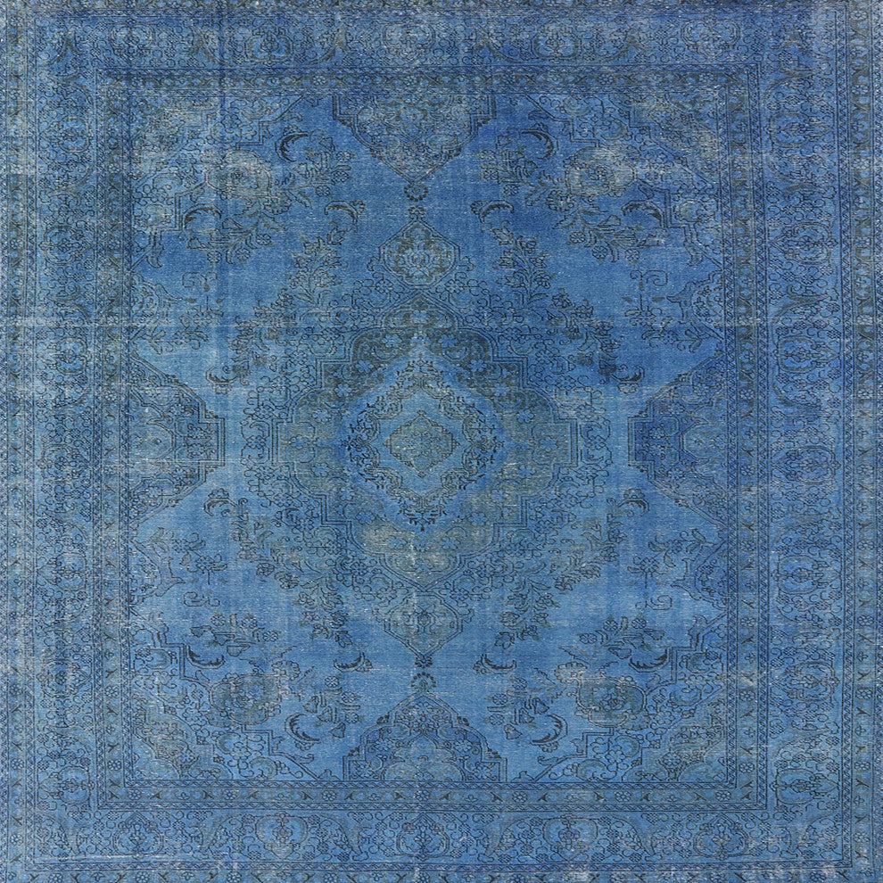 Ahgly Company Indoor Square Mid-Century Modern Area Rugs, 3' Square