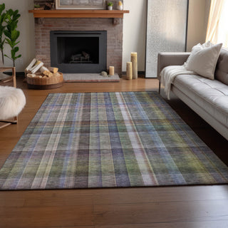 Premium Machine Washable Mayfield AMF534 Pewter 9' x 12' Rug