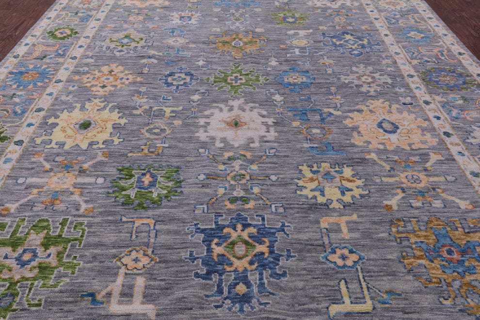 10' 1" X 14' 3" Turkish Oushak Hand-Knotted Rug - Q15665