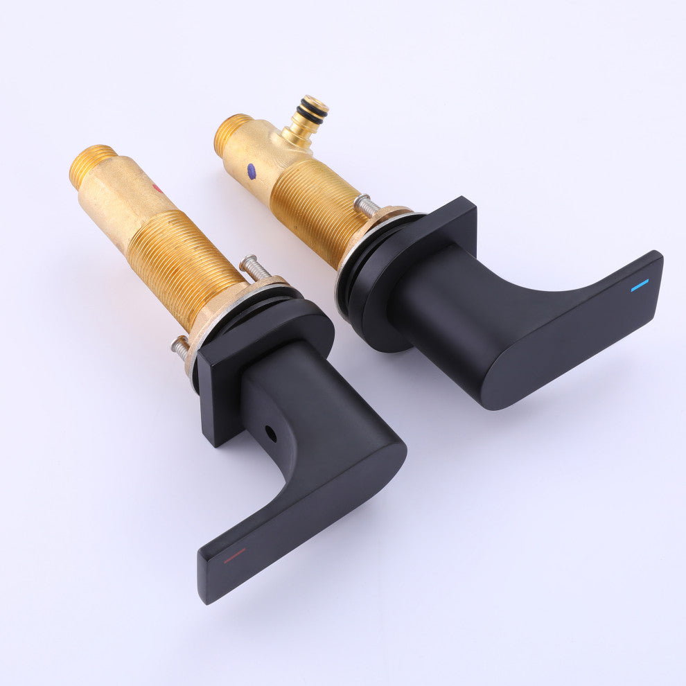 Deck Mounted Two-Handle Widespread Bathroom Faucet