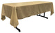 LA Linen Rectangular  Polyester Poplin Tablecloth, Taupe, 60"x102"