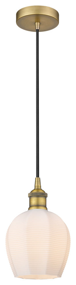 Innovations 616-1P-BB-G461-6 1-Light Mini Pendant, Brushed Brass