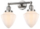 Innovations 208-PN-G661-7-LED 2 Light Bath Vanity Light, Polished Nickel