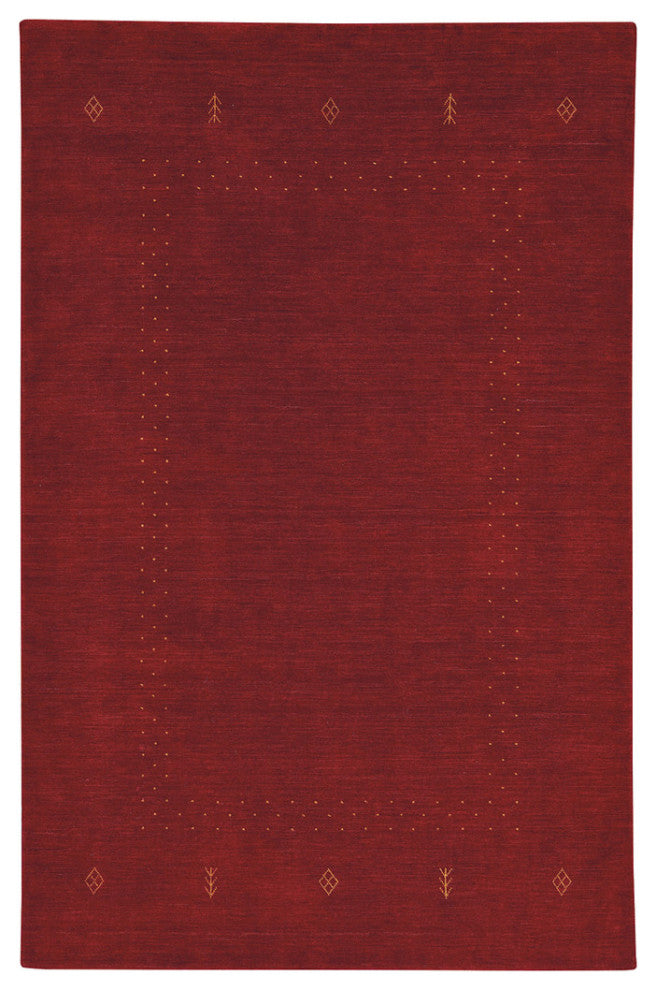 Capel Gava Crimson 3495_550 Hand Loomed Area Rugs - 3' X 5' Rectangle