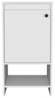 Chariot Free Standing Vanity Cabinet with Open shelf, White