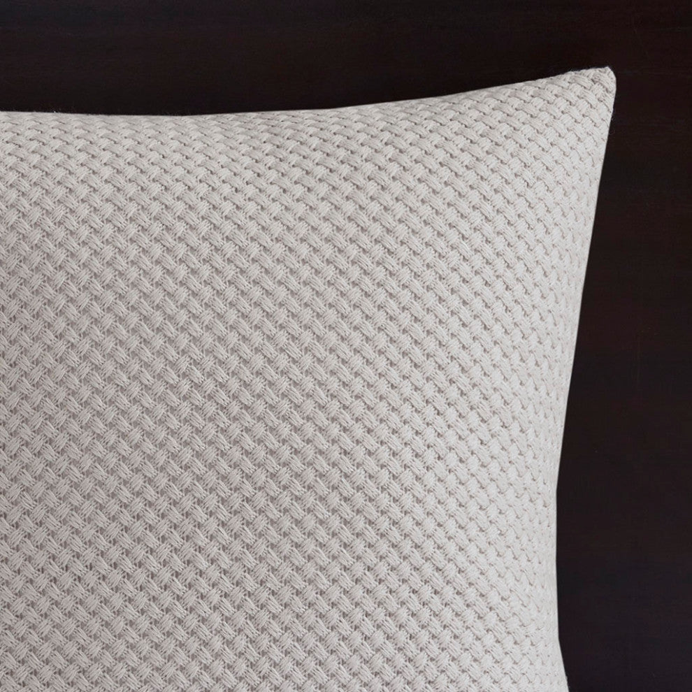 Madison Park Signature Essence Grey Comforter Duvet Cover Set w Removable Insert