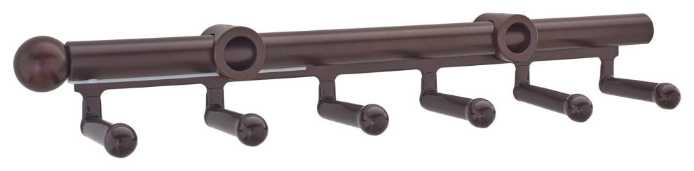 Sliding Belt and Scarf Rack for Custom Closet Systems, Oil Rubbed Bronze