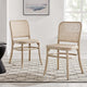 Side Dining Chair, Set of 2, Gray, Wood, Modern, Cafe Bistro Hospitality