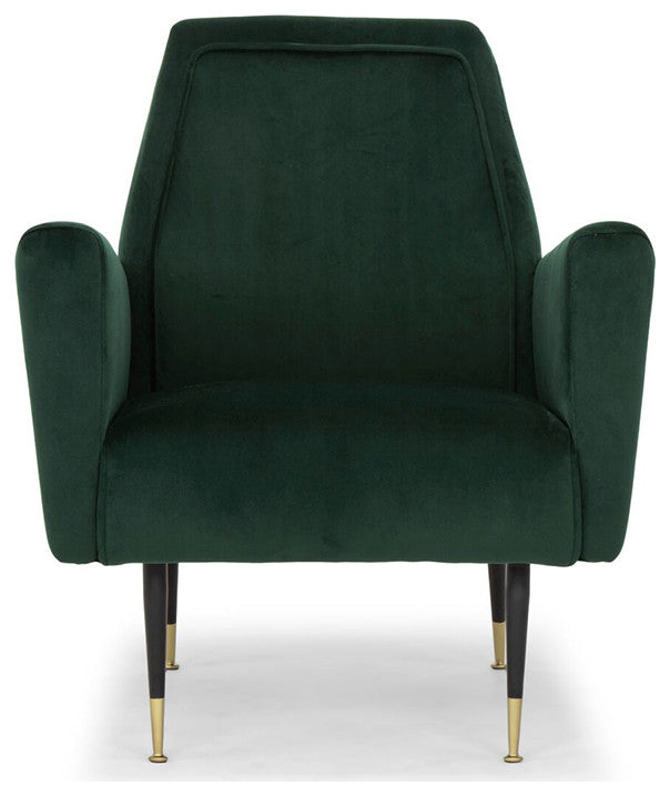Victor Emerald Green Fabric Occasional Chair