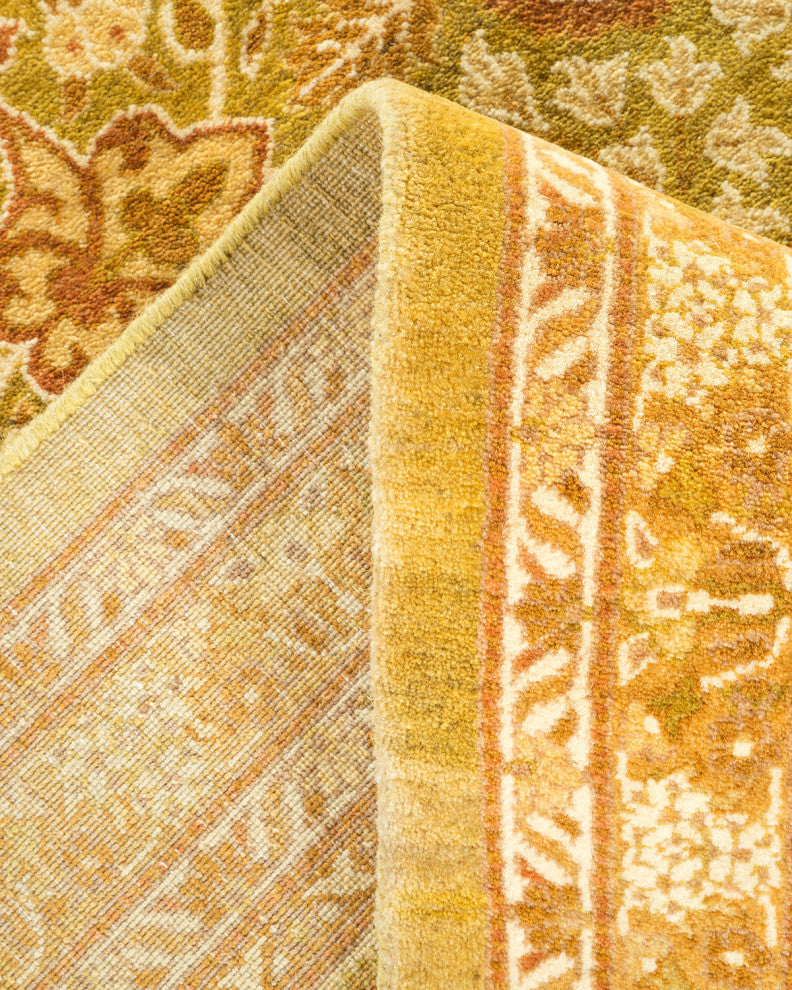 Mogul, One-of-a-Kind Hand-Knotted Area Rug Green, 9'2"x15'8"