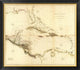 "Composite: West Indies, 1810" Framed Canvas Giclee by Aaron Arrowsmith, 40x35"