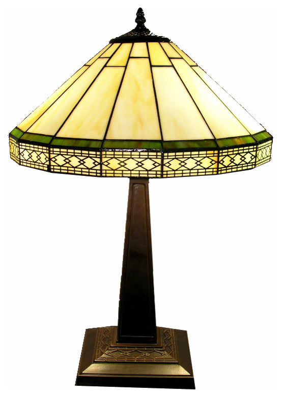 Tiffany-style Roman Table Lamp