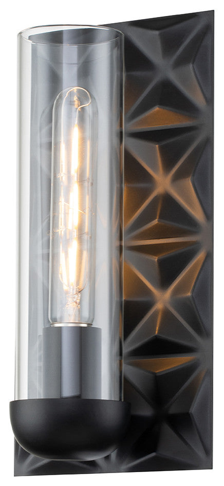 Alpha 1 Light Sconce in Matte Black