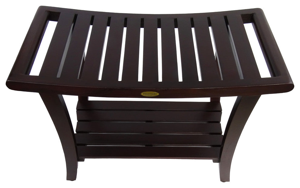 Harmony Eastern Style Shower Bench With LiftAid Arms, 30"x23"