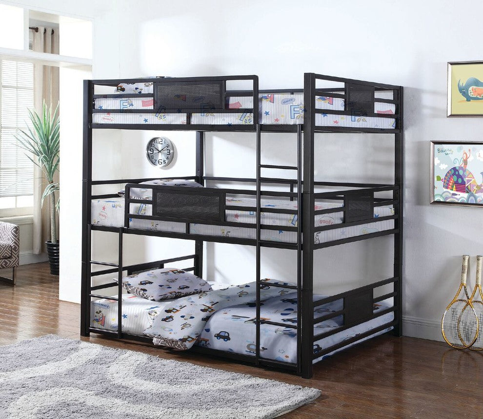 Triad Full Size Metal Triple Bunk Bed