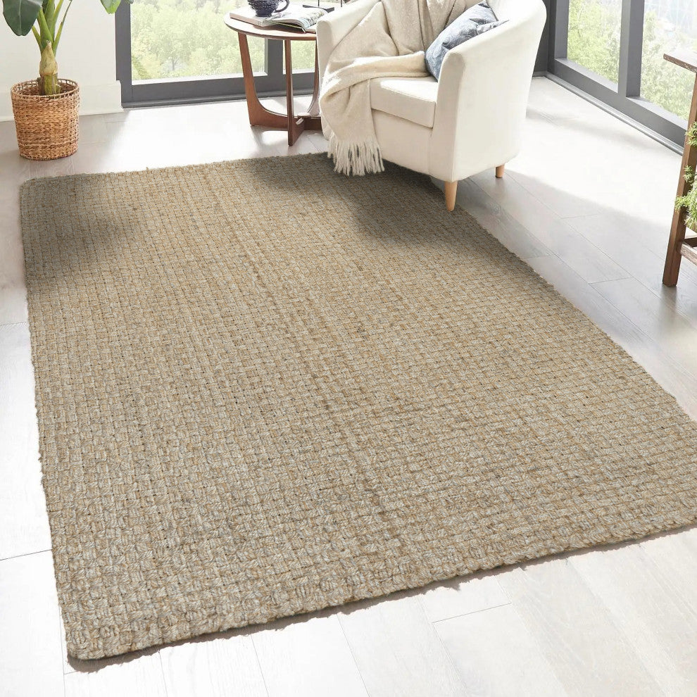 Estera Hand Woven Boucle Chunky Jute Area Rug