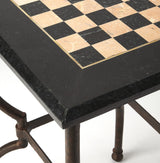 Butler  Fossil Stone Game Table
