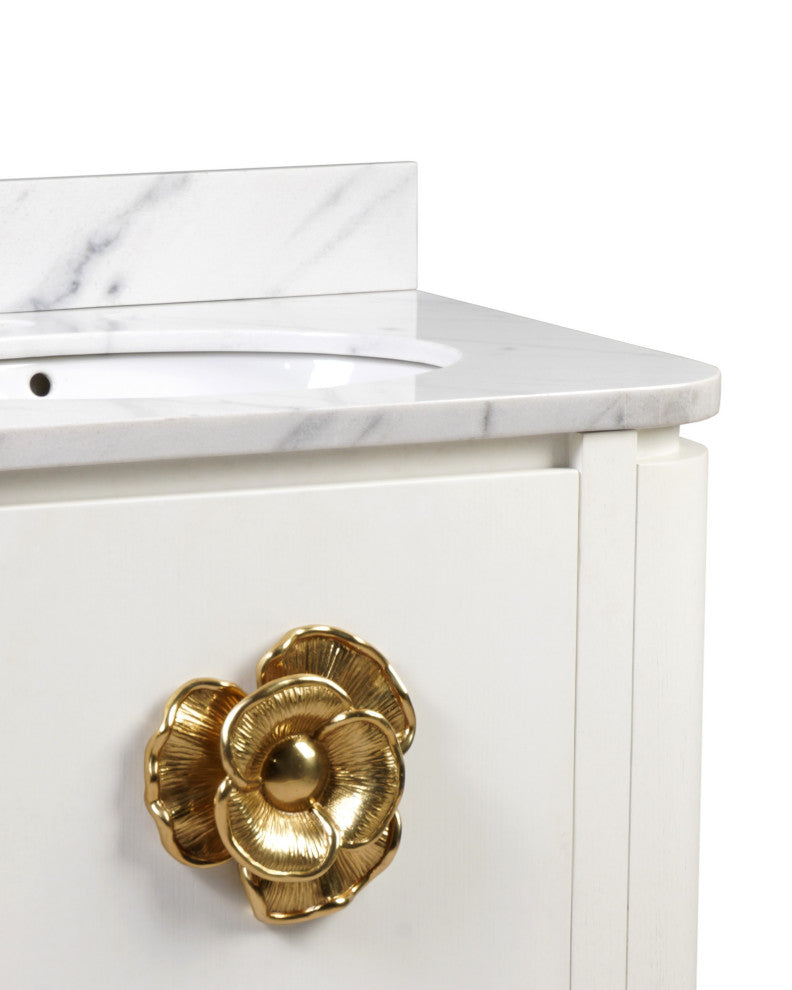 Briallen 30" White Vanity with Oval Undermount Sink