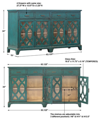 Uttermost Oksana Wooden Credenza