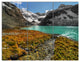 Crystal Clear Lake among Mountains, Landscape Canvas Art Print, 36x28, 3 Panels