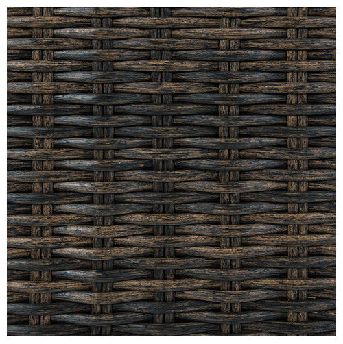 Coastline Bay Brown Outdoor Ottoman With Cushion