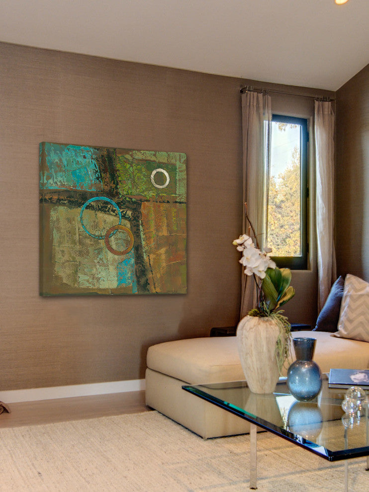 "Urban Spaces Two" Painting Print on Canvas by Julie Joy