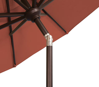 Catalina 9' Octagon Market Umbrella, Deep Red, Polyester Fabric