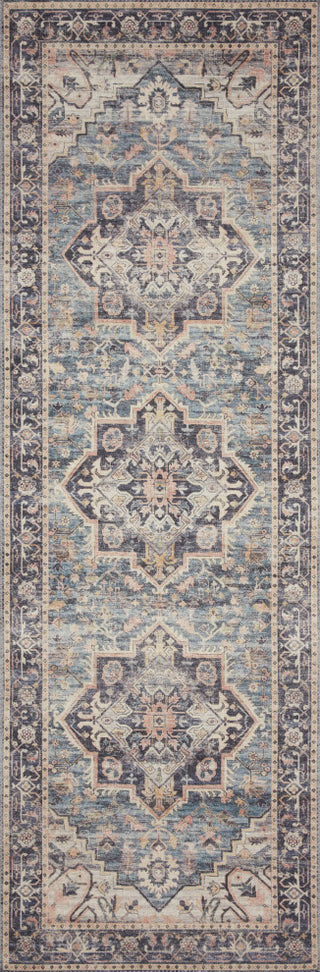 Loloi II Printed Hathaway Navy/Multi Area Rug, 2'x5'