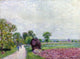 Alfred Sisley Countryside near Moret, 21"x28" Wall Decal Print