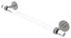 Clearview 18" Towel Bar with Groovy Accents, Satin Nickel