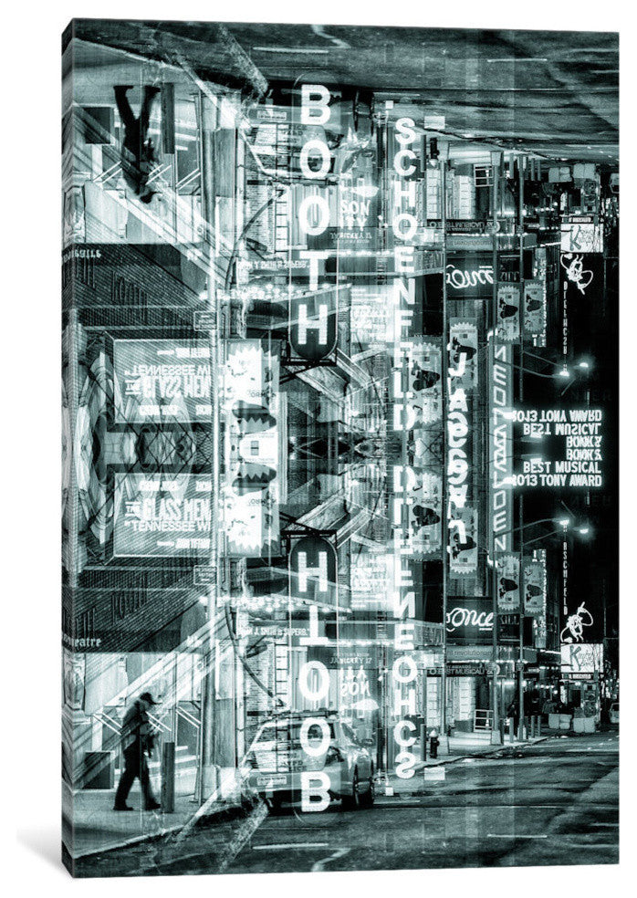"New York Reflection Broadway" by Philippe Hugonnard, 40x26x1.5