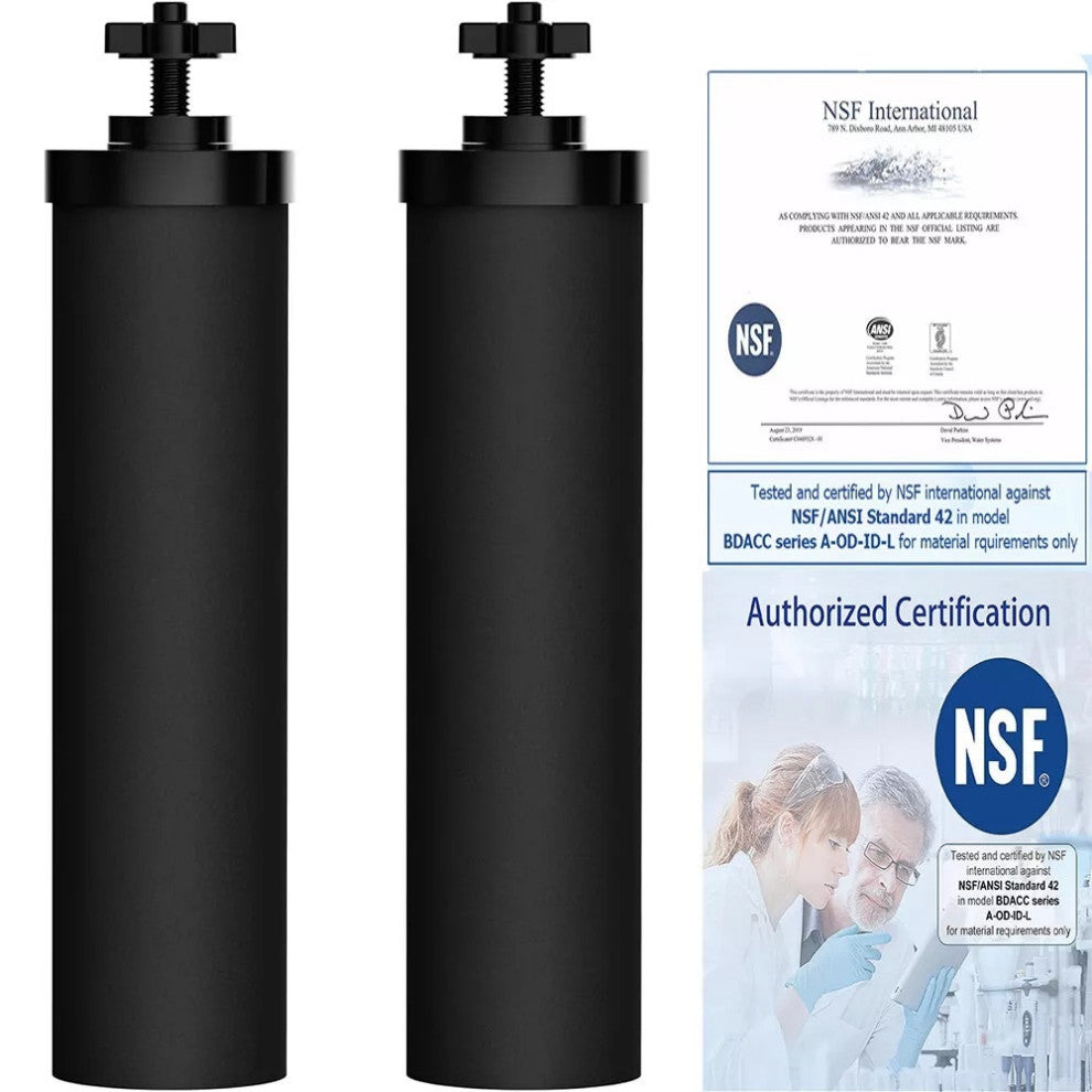 2 Packs Replacement Gravity System BB9-2 Black Berkey Water Filter Purification