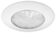 6" White Recessed ABS Lexan Shower Trim with Glass Fresnel Lens (17572)