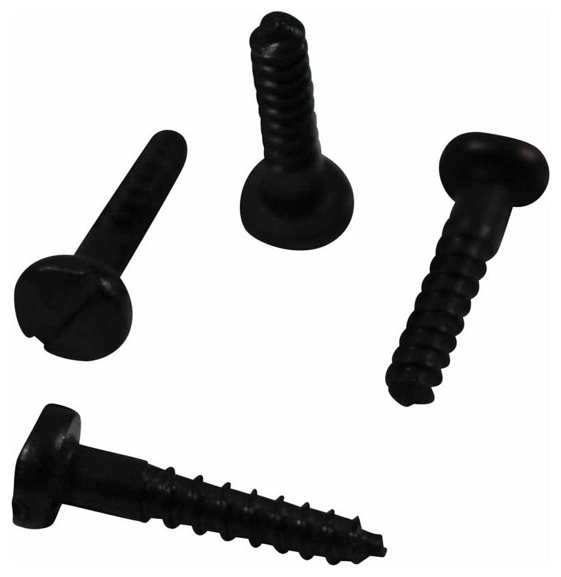 #8 Pyramid Wood Screws 3/4" Qty 75 Black Steel |