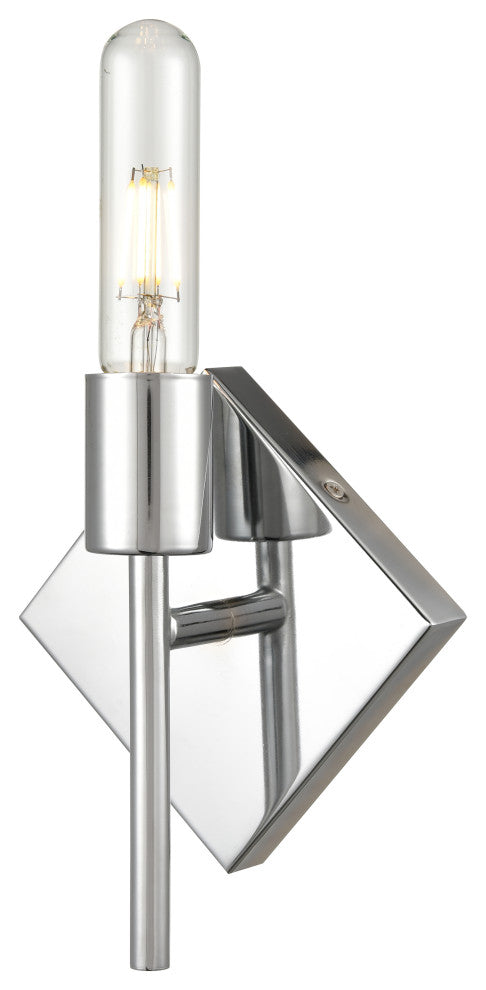 Mia 1-Light 6" Sconce, Polished Chrome