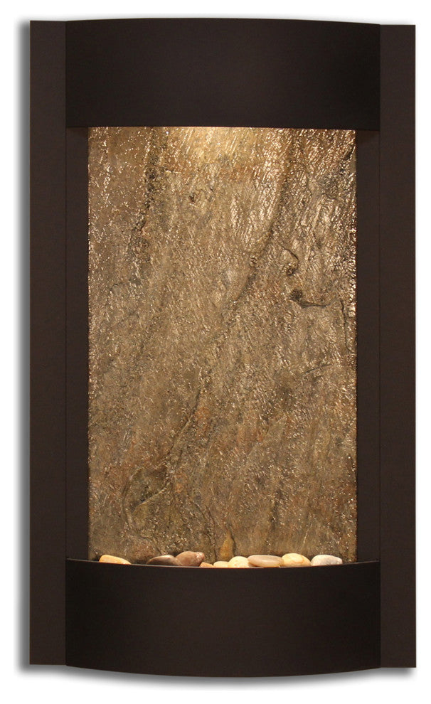 Serene Waters by Adagio Water Features, Green Featherstone, Textured Black