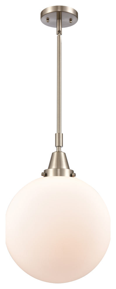 INNOVATIONS LIGHTING 447-1S-SN-G201-12-LED Beacon Mini Pendant, Brushed Satin Ni