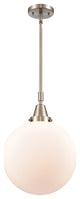 INNOVATIONS LIGHTING 447-1S-SN-G201-12-LED Beacon Mini Pendant, Brushed Satin Ni
