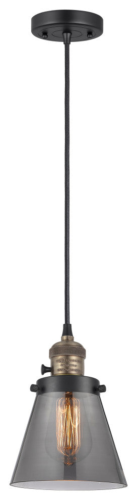 INNOVATIONS 201CSW-BAB-G63-LED 1-Light Mini Pendant Black Antique Brass