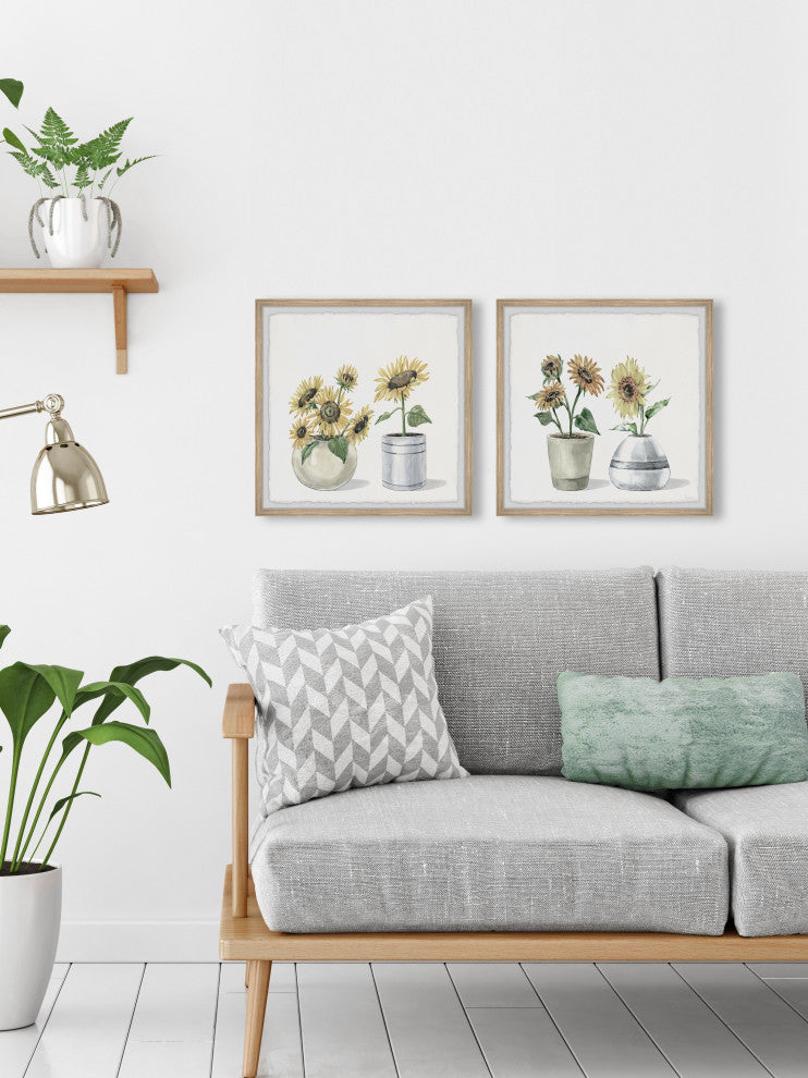 Always, Bloom Diptych, Set of 2, 18x18 Panels
