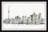 "Towering CN Tower" Framed Painting Print, 30x20