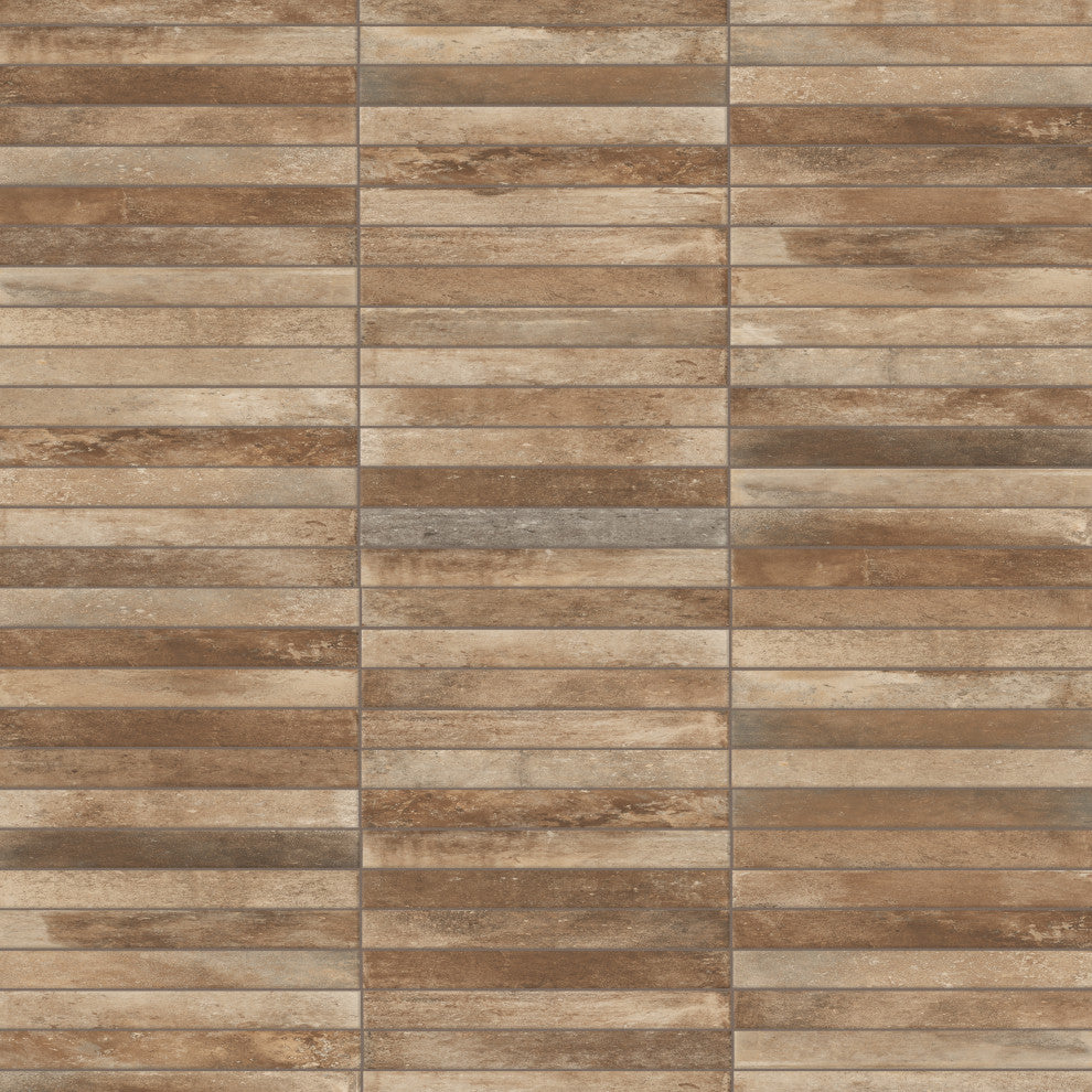 Sedona Charcoal Porcelain Floor and Wall Tile, Sunset