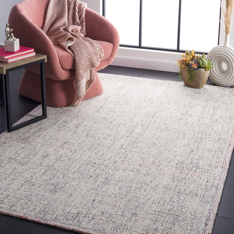 Safavieh Couture Abstract Collection, ABT467 Rug, Red/Ivory, 5'x8'