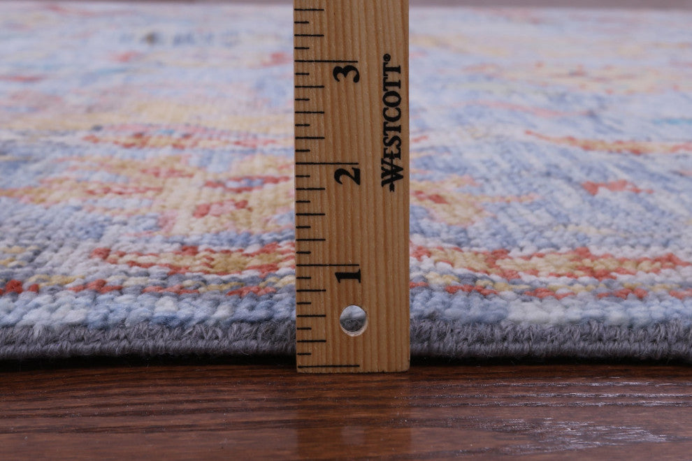 Hand Knotted Turkish Oushak Wool Rug 8' 0" X 9' 10" - Q13480
